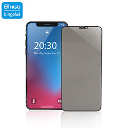0.3mm Privacy Screen Protector Tempered Glass Customized Anti Scratch For IPhone 15 Pro Max